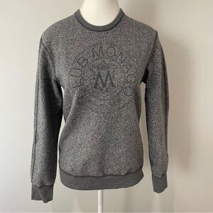Reigning Champ x Club Monaco Crew Neck Sweater Charcoal Grey